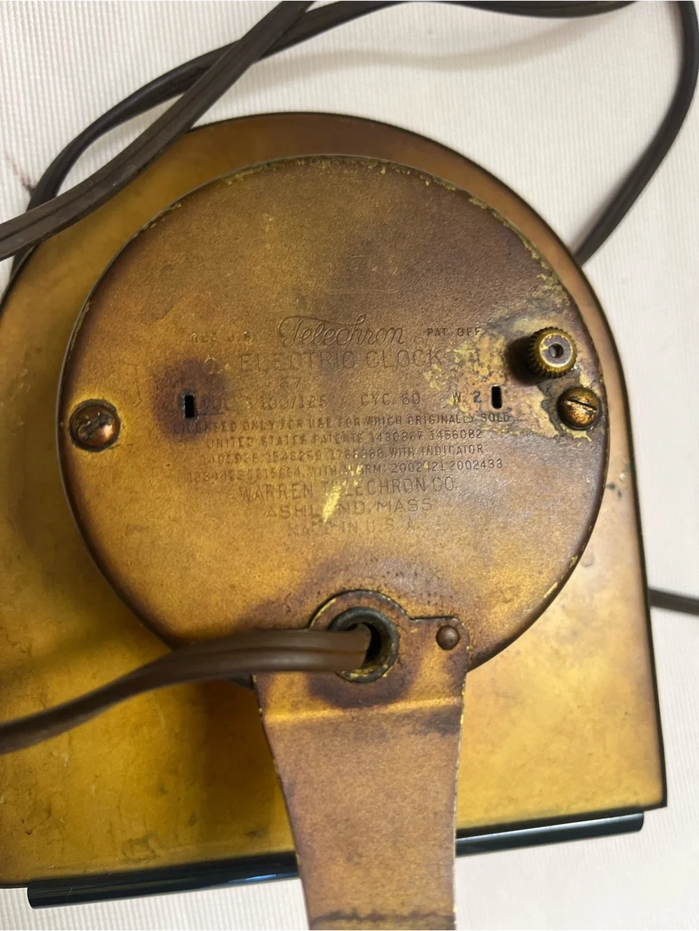 Yellow Wall Clock by - Retro Electric Home Decor vintage